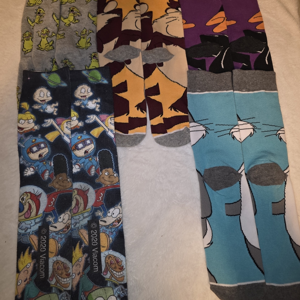 Cartoon Character Five Socks Set - image 3